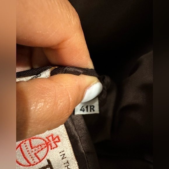 Vintage Harris Tweed sport coat blazer jacket 41R gray academia scholar - Picture 13 of 14